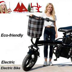 Agilithor Foldable Electric Bike | Compact 14” Urban Commuter with 48V Battery - AGILITHOR