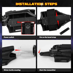 Agilithor Kids Spider Web Water Gun – Wrist - Mounted Superhero Water Blaster for Summer Outdoor Fun - AGILITHOR