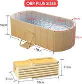 Agilithor Large Foldable Adult Bathtub | Portable Pop - Up Spa & Ice Bath Tub - AGILITHOR