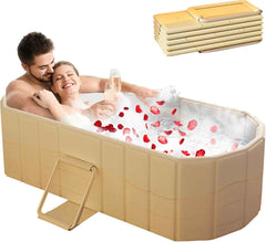 Agilithor Large Foldable Adult Bathtub | Portable Pop - Up Spa & Ice Bath Tub - AGILITHOR
