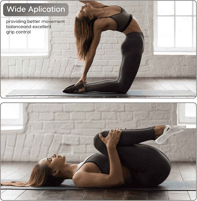 Agilithor Non - Slip Pilates Socks – Breathable Cotton Yoga & Ballet Grip Socks - AGILITHOR