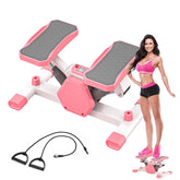 Agilithor Pink Mini Stepper Low Impact Joint Protection Quiet Compact Space Saving - AGILITHOR