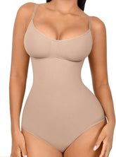 Agilithor Seamless Shaping Bodysuit - Tummy Control,High Waist,Butt Lift,Stretch,Breathable,No Roll Up - AGILITHOR