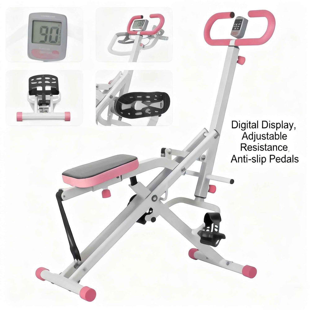 Indoor Riding Machine for Core & Waist Training | Low - Impact Home Fitness Trainer - AGILITHOR