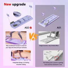 Agilithor 5-in-1 Folding Space-Saving Pilates Trainer with Smart Timer+Phone Stand for Home Fitness