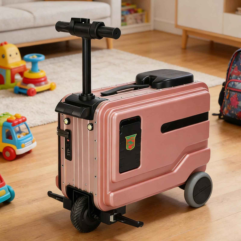 Agilithor 2 - in - 1 Smart Electric Ride - On Luggage | FAA Approved Carry - On Scooter Suitcase - AGILITHOR