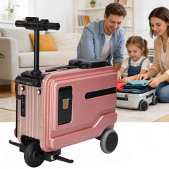 Agilithor 2 - in - 1 Smart Electric Ride - On Luggage | FAA Approved Carry - On Scooter Suitcase - AGILITHOR