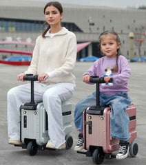 Agilithor 2 - in - 1 Smart Electric Ride - On Luggage | FAA Approved Carry - On Scooter Suitcase - AGILITHOR