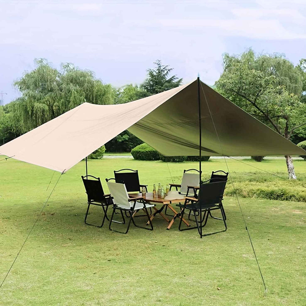 Agilithor 4 - Person Instant Pop - Up Camping Tent | Easy Setup Dome Tent with Porch & Sun Canopy - AGILITHOR