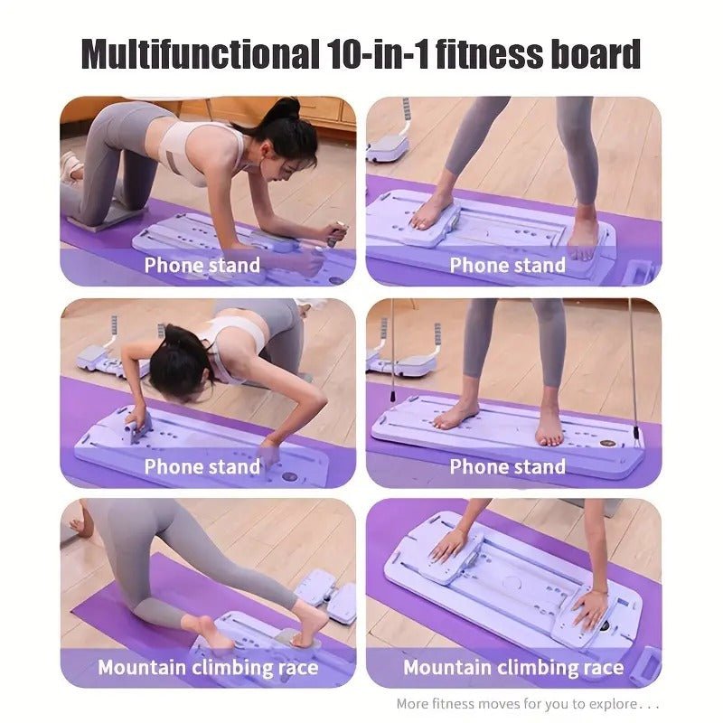 Agilithor 5 - in - 1 Folding Space - Saving Pilates Trainer with Smart Timer+Phone Stand for Home Fitness - AGILITHOR