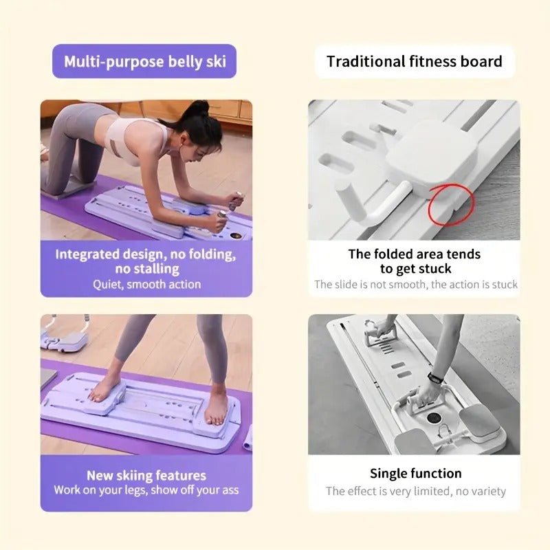 Agilithor 5 - in - 1 Folding Space - Saving Pilates Trainer with Smart Timer+Phone Stand for Home Fitness - AGILITHOR