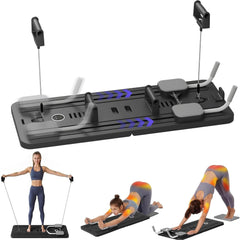 Agilithor 5 - in - 1 Pilates Sculpting System - Smart Timer,Phone Stand,Foldable Space - Saving Home Workout - AGILITHOR