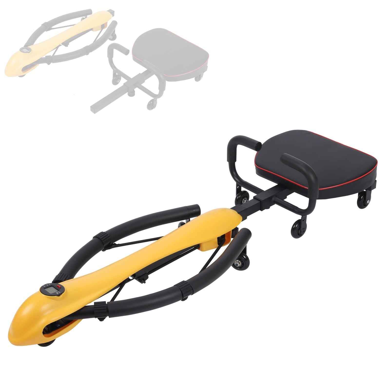 Agilithor Dragonfly Ab Trainer – Adjustable Core Machine with LCD Display - AGILITHOR