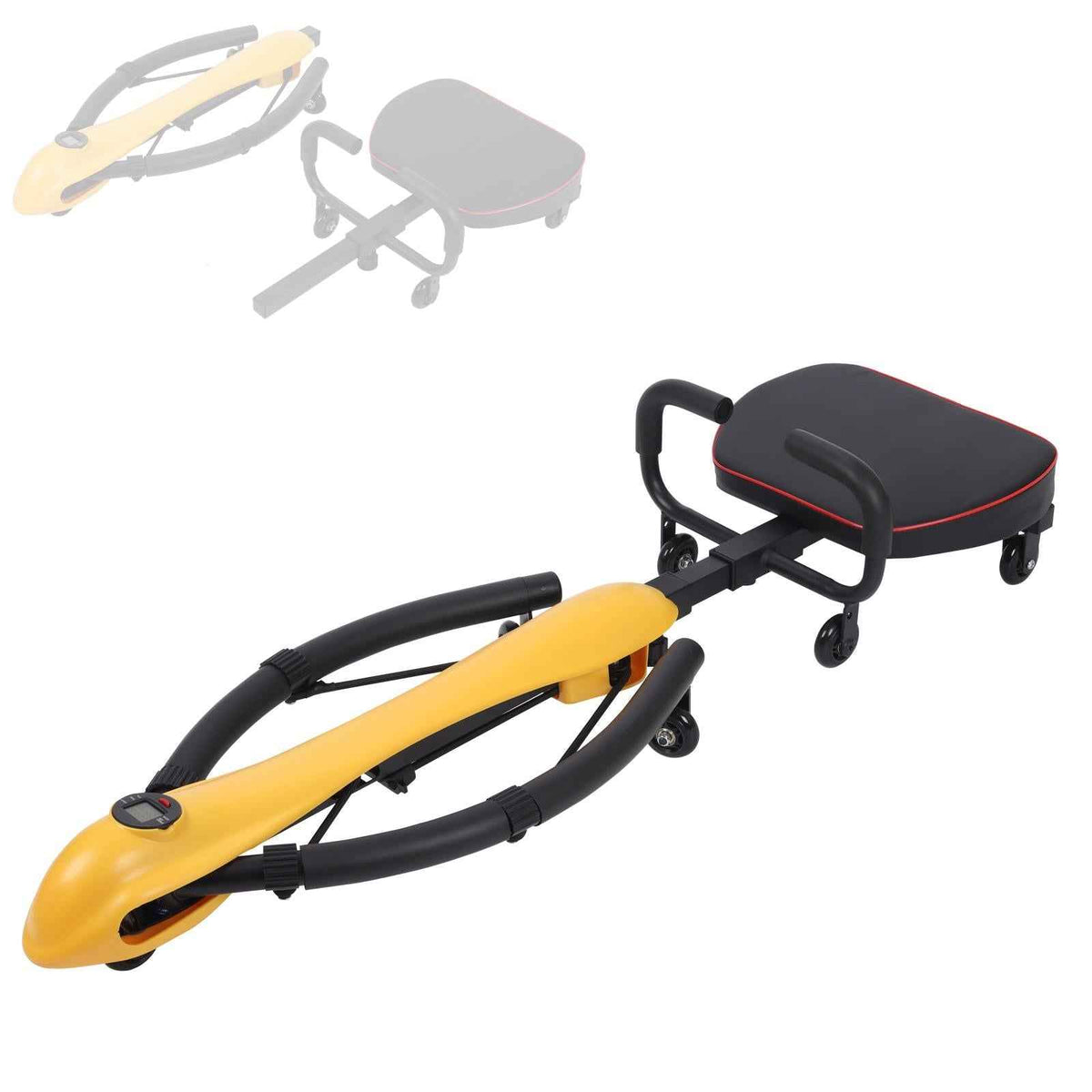 Agilithor Dragonfly Ab Trainer – Adjustable Core Machine with LCD Display - AGILITHOR