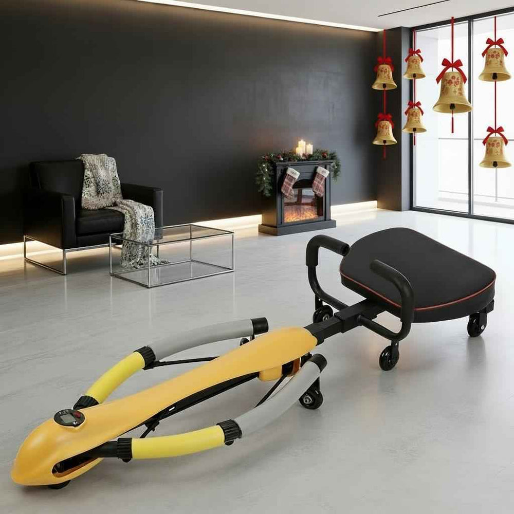 Agilithor Dragonfly Ab Trainer – Adjustable Core Machine with LCD Display - AGILITHOR