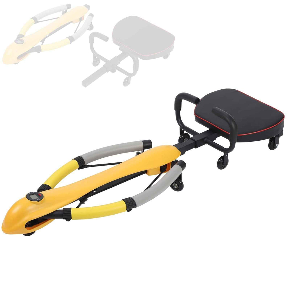 Agilithor Dragonfly Ab Trainer – Adjustable Core Machine with LCD Display - AGILITHOR