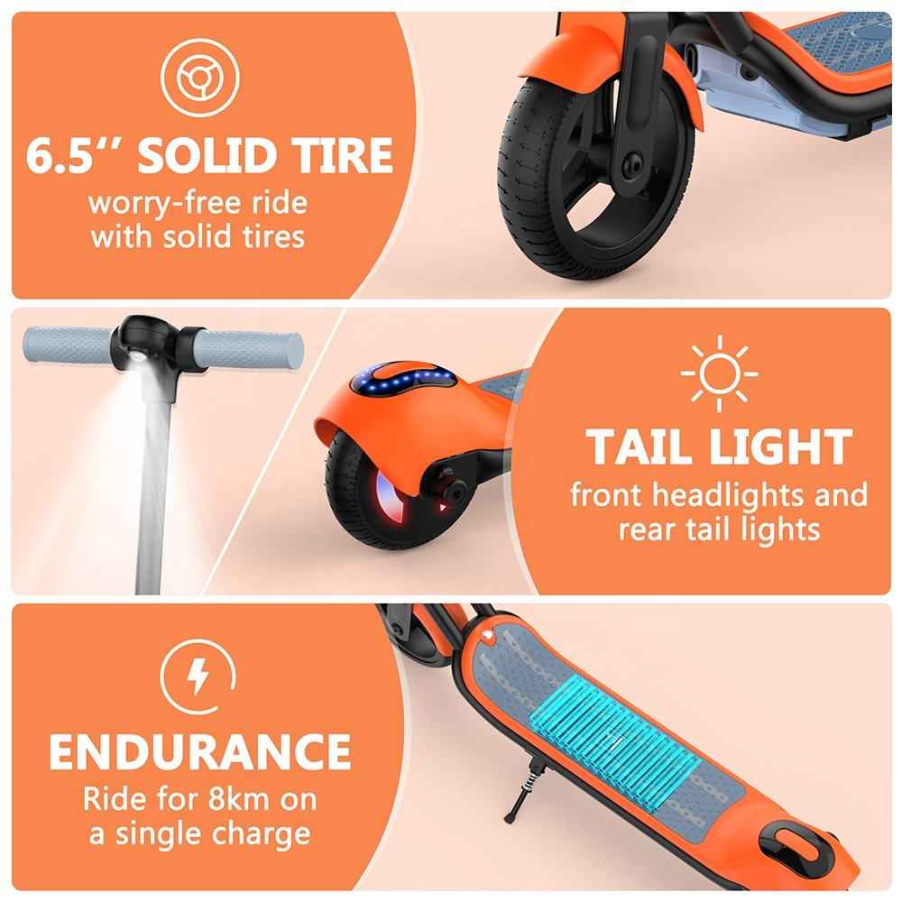 Agilithor Electric Scooter – Foldable Electric Scooter with LED Wheels & Display - AGILITHOR