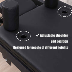 Agilithor Extended Rail Pilates Bed | Aluminum Alloy Yoga & Core Reformer (Spring + Latex Tube) - AGILITHOR