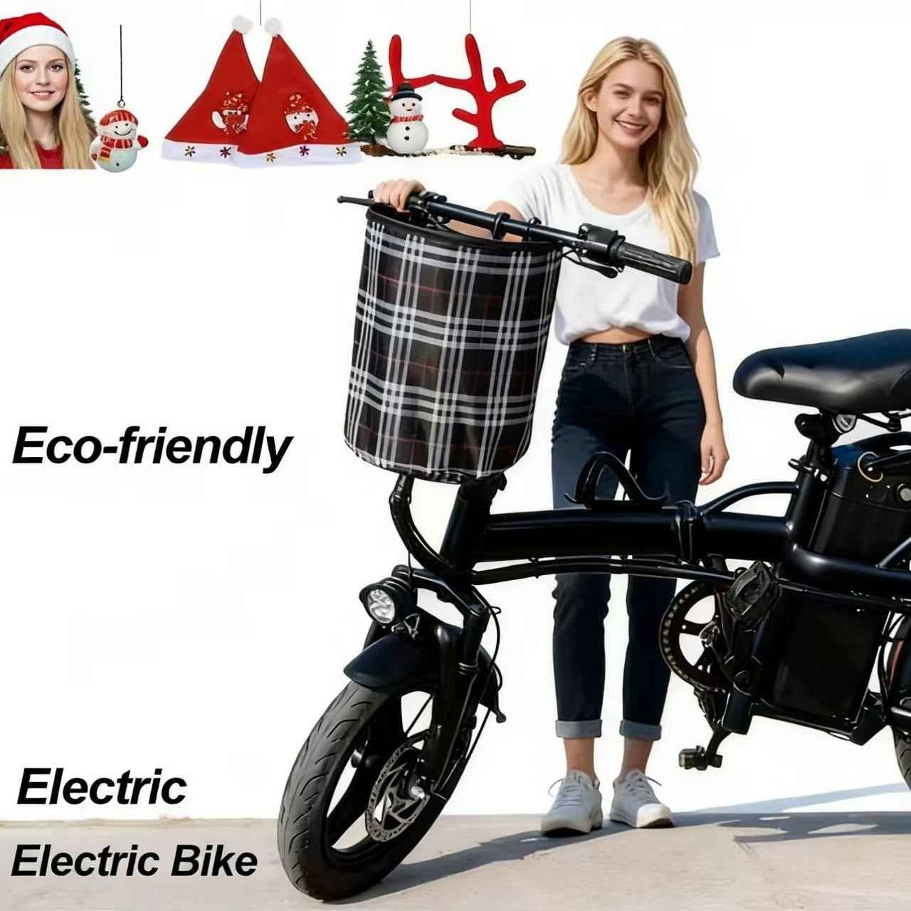 Agilithor Foldable Electric Bike | Compact 14” Urban Commuter with 48V Battery - AGILITHOR