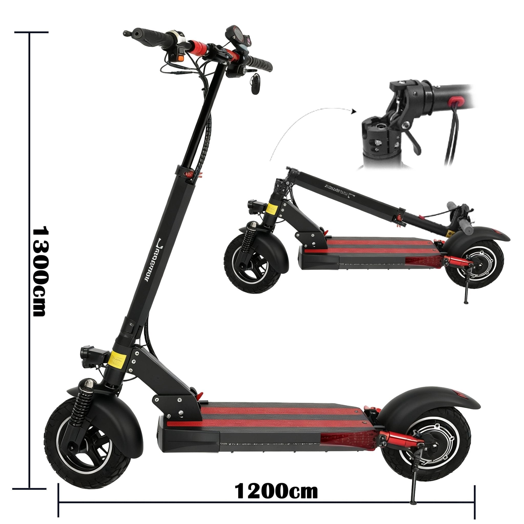 Agilithor: Off - road tires for all terrains, powerful motor, foldable & anti - theft - AGILITHOR