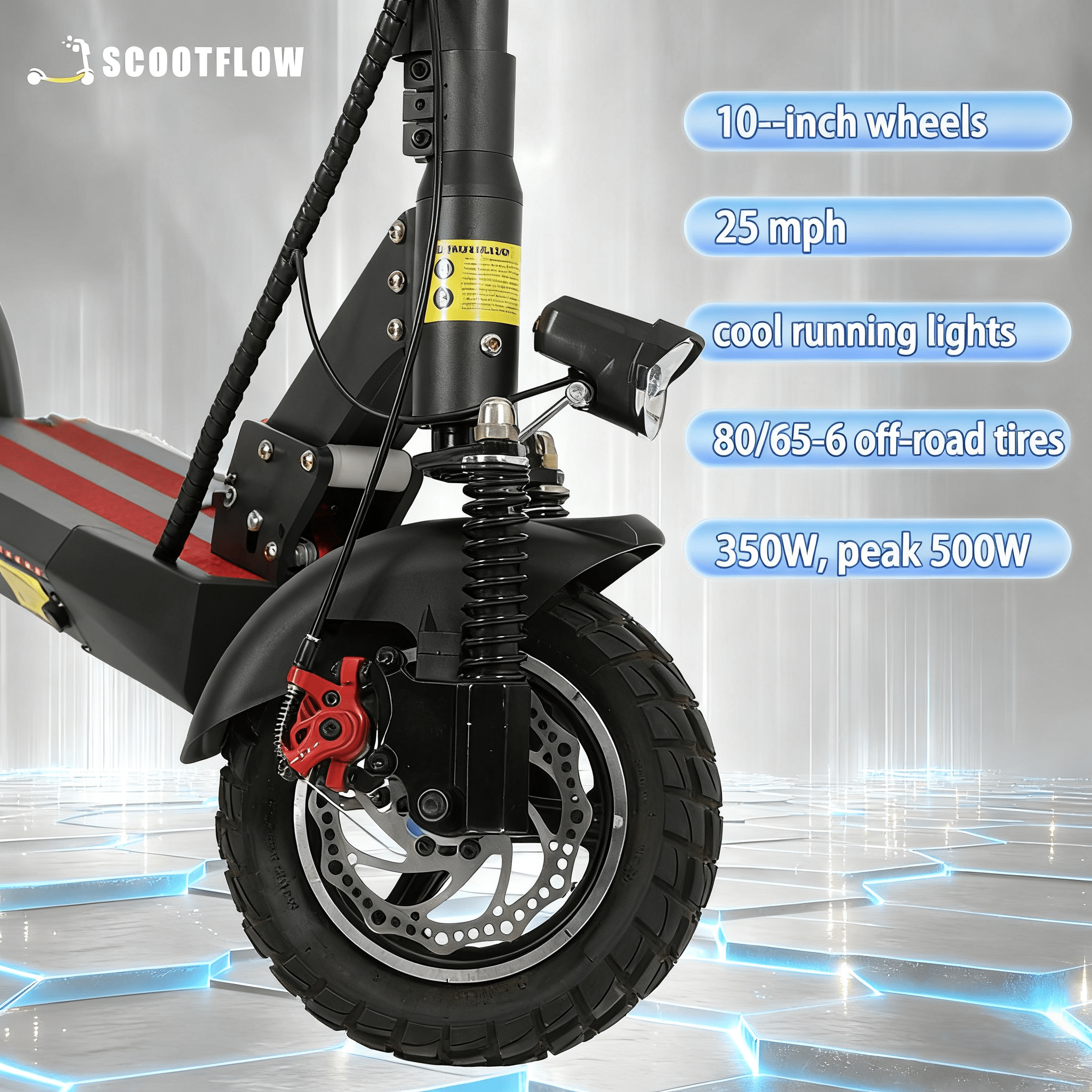 Agilithor: Off - road tires for all terrains, powerful motor, foldable & anti - theft - AGILITHOR