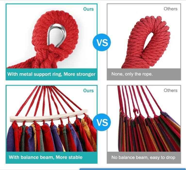 Agilithor Outdoor Hammock with Adjustable Stand | Foldable Portable Hammock for Camping & Patio - AGILITHOR