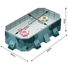 Agilithor Ready - to - Use Foldable Family Pool | No Inflation, Hard Shell Backyard Swimming Pool - AGILITHOR