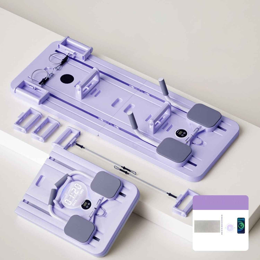 Agilithor Upgraded Pilates Reformer Board – Adjustable Resistance Full Body Home Workout System - AGILITHOR