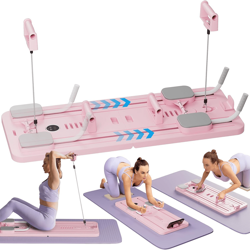 Agilithor Women's Pilates Board – Compact, Space - Saving Full - Body Home Trainer - AGILITHOR