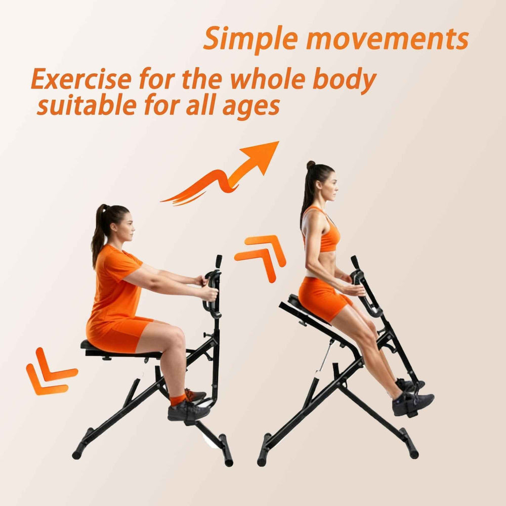 Indoor Riding Machine for Core & Waist Training | Low - Impact Home Fitness Trainer - AGILITHOR