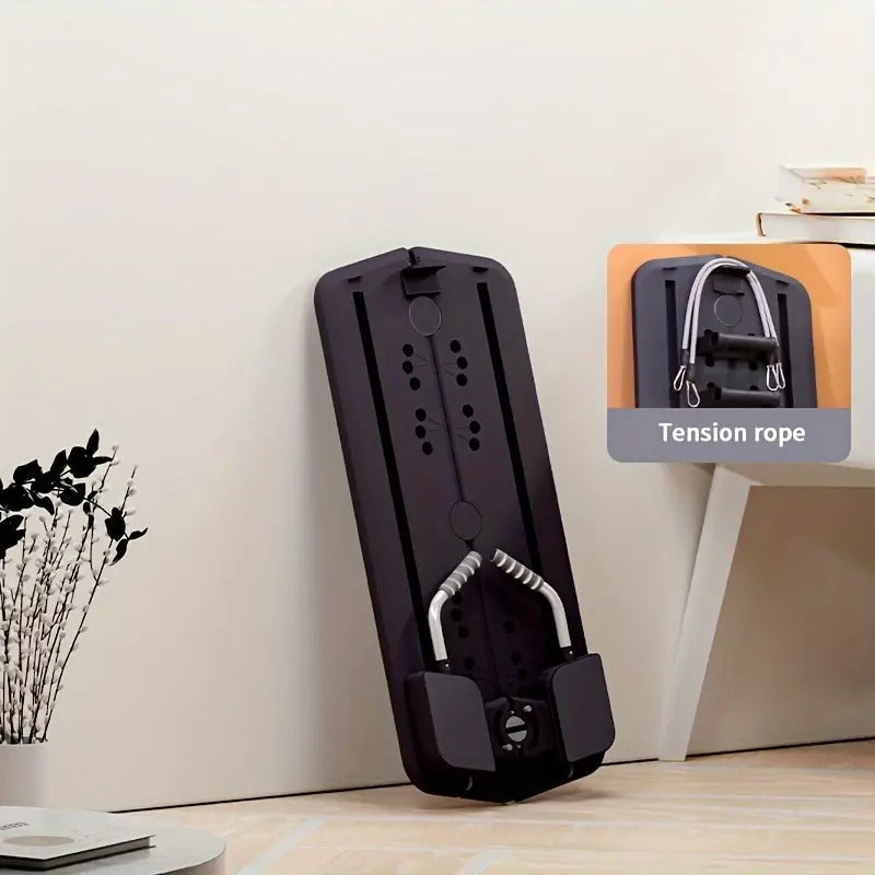 Agilithor 5-in-1 Folding Space-Saving Pilates Trainer with Smart Timer+Phone Stand for Home Fitness