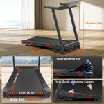 Folding Treadmill for Home | Incline Running Machine with App Control & LED Display | Quiet Motor Walking & Running Fitness Equipment for Women - Image 8