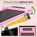 Agilithor Folding Treadmill – Incline Running Machine with LED Display, App Connectivity & Quiet Motor for Home Fitness - Image 8