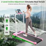 Agilithor Folding Treadmill – Incline Running Machine with LED Display, App Connectivity & Quiet Motor for Home Fitness - Image 7