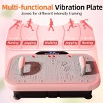 Vibration Plate Exercise Machine, Whole Body Workout Vibrating Platform with Bluetooth Speaker, Adjustable Speed & Timer, Quiet Fat Shaking Machine for Home Fitness Weight Loss & Body Shaping - Image 10