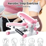 Agilithor Mini Stepper with Resistance Bands – Portable Stair Stepper for Home Workout with LCD Monitor & Quiet Hydraulic System - Image 8