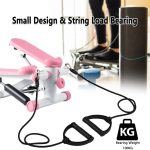 Agilithor Mini Stepper with Resistance Bands – Portable Stair Stepper for Home Workout with LCD Monitor & Quiet Hydraulic System - Image 2