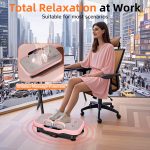 Vibration Plate Exercise Machine, Whole Body Workout Vibrating Platform with Bluetooth Speaker, Adjustable Speed & Timer, Quiet Fat Shaking Machine for Home Fitness Weight Loss & Body Shaping - Image 5