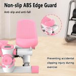 Agilithor Mini Stepper with Resistance Bands – Portable Stair Stepper for Home Workout with LCD Monitor & Quiet Hydraulic System - Image 7