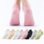 Agilithor Non-Slip Grip Socks – Anti-Skid Yoga Socks for Pilates, Barre & Home Workout