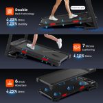 Folding Treadmill for Home | Incline Running Machine with App Control & LED Display | Quiet Motor Walking & Running Fitness Equipment for Women - Image 5