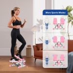Agilithor Mini Stepper with Resistance Bands – Portable Stair Stepper for Home Workout with LCD Monitor & Quiet Hydraulic System - Image 5