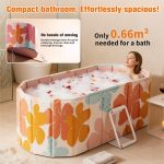 Agilithor Foldable Bathtub for Adults – Portable Hot & Ice Bath Tub for Home SPA & Relaxation - Image 2