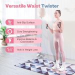 Agilithor Waist Twisting Machine – Smart Ab Twister Board with Resistance Bands, LED Counter & Adjustable Design for Home Fitness - Image 5