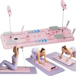 Agilithor 4-in-1 Pilates Board – Ab Trainer with Auto-Rebound, Timer & Resistance Bands for Full Body Home Workout