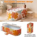 Agilithor Foldable Bathtub for Adults – Portable Hot & Ice Bath Tub for Home SPA & Relaxation - Image 3