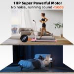 Agilithor Folding Treadmill – Incline Running Machine with LED Display, App Connectivity & Quiet Motor for Home Fitness - Image 5