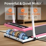 Agilithor Folding Treadmill – Incline Running Machine with LED Display, App Connectivity & Quiet Motor for Home Fitness - Image 4