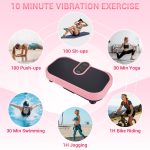 Agilithor Heated Vibration Plate Exercise Machine – Full Body Workout Platform with Heat Therapy, Bluetooth & Remote Control - Image 4