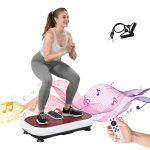 Agilithor Heated Vibration Plate Exercise Machine – Full Body Workout Platform with Heat Therapy, Bluetooth & Remote Control - Image 8